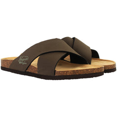 Penguin Pack Mens Brown Sliders