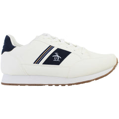 Penguin Bremen Mens White Trainers
