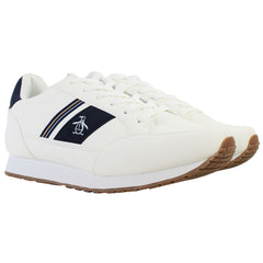 Penguin Bremen Mens White Trainers