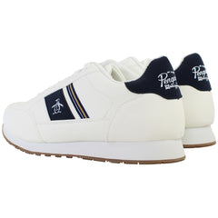 Penguin Bremen Mens White Trainers