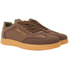 Penguin Salsa Mens Brown Trainers