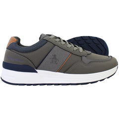 Penguin Orwell Mens Grey Trainers