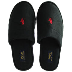 Ralph Lauren Summit Scuff II Mens Black Slippers