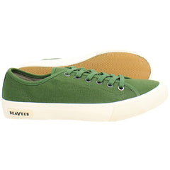 Seavees Monterey Standard Mens Green Plimsolls