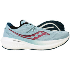 Saucony Triumph 20 Womens Light Blue Running Shoes
