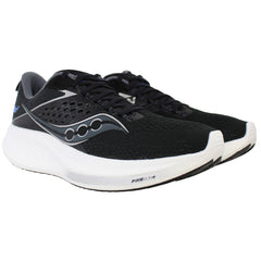 Saucony Ride 17 Womens Black Running Shoes