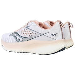 Saucony Ride 17 Womens White Running Shoes