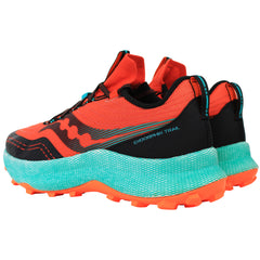 Saucony Endorphin Trail Mens Red Running Shoes