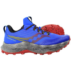 Saucony Endorphin Trail Mens Blue Running Shoes