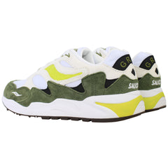 Saucony Grid Shadow 2 Mens White/Green Trainers