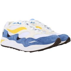 Saucony Grid Shadow 2 Mens White/Blue Trainers