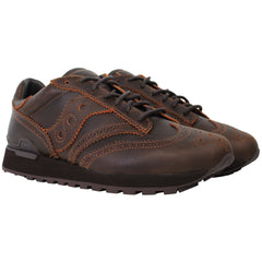 Saucony Shadow Original Wingtip Mens Brown Trainers