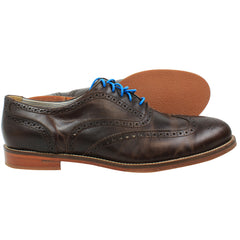 J Shoes Charlie Plus Mens Brown Brogue Shoes