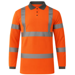 Dickies High Visibility Mens Orange Polo Shirt
