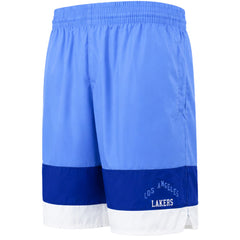 Mitchell & Ness NBA Los Angeles Lakers Striped Mens Blue Shorts