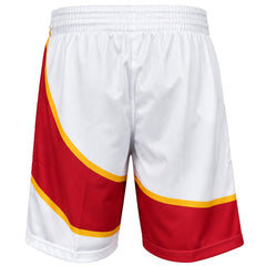 Mitchell & Ness NBA Atlanta Hawks Big Face Mens White Shorts