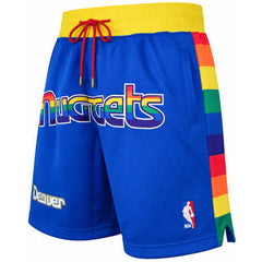 Mitchell & Ness Just Don x NBA Denver Nuggets Mens Blue Shorts