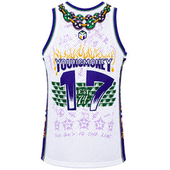 Mitchell & Ness NBA Young Money x New Orleans Jazz Mens White Vest