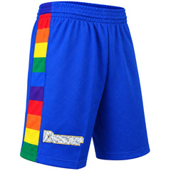 Mitchell & Ness NBA Denver Nuggets 75th Anniversary Mens Blue Shorts