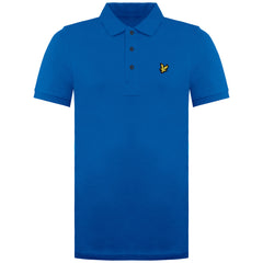 Lyle & Scott Plain Mens Blue Polo Shirt