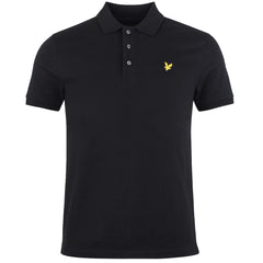 Lyle & Scott Plain Mens Black Polo Shirt