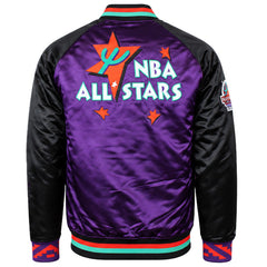 Mitchell & Ness 1995 NBA All-Star Game Mens Purple Satin Jacket