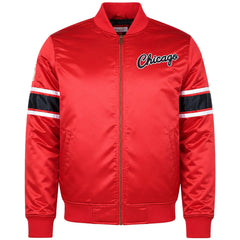 Mitchell & Ness NBA Chicago Bulls Heavyweight Mens Red Jacket