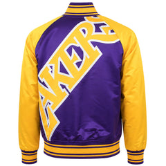 Mitchell & Ness NBA Los Angeles Lakers Colossal Mens Purple Jacket