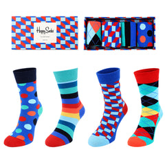 Happy Socks 4-Pack Multicolour Big Dot Gift Set