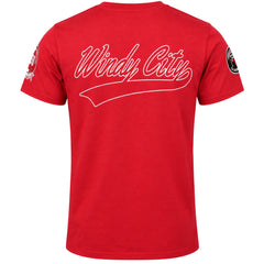 Mitchell & Ness NBA Chicago Bulls Champ City Mens Red T-Shirt