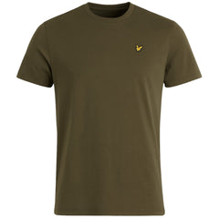 Lyle & Scott Plain Mens Olive Green T-Shirt