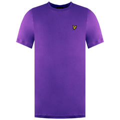Lyle & Scott Plain Mens Purple T-Shirt