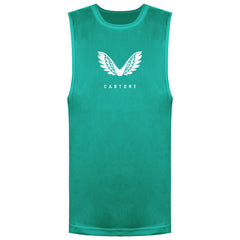 Castore Logo Kids Green Training Vest
