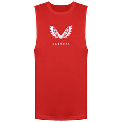 Castore Logo Kids Red Training Vest