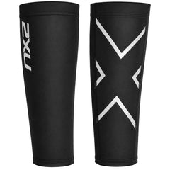 2XU Compression Unisex Black/White Flexible Calf Guards