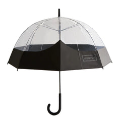 Hunter Moustache Bubble Black/Transparent Umbrella