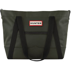 Hunter Nylon Midi Topclip Dark Olive Tote Bag
