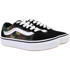 Vans ComfyCush Old Skool Kids Black Plimsolls