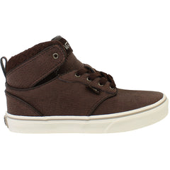 Vans Hi Top Kids Brown Trainers