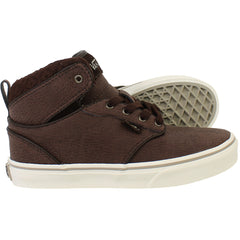 Vans Hi Top Kids Brown Trainers