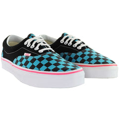 Vans Era Checkerboard Mens Blue Plimsolls