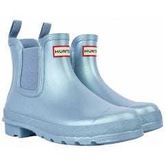 Hunter Original Womens Blue Chelsea Boots