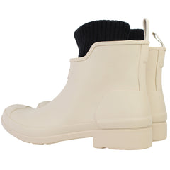 Hunter In/Out Chelsea Sock Womens Beige Wellington Boots