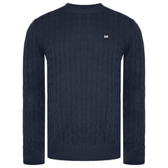 Weekend Offender Platinum Mens Navy Sweater