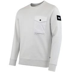 Weekend Offender Kesey Mens Silver Sweater
