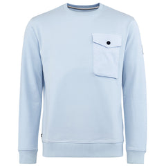 Weekend Offender Kesey Mens Light Blue Sweater