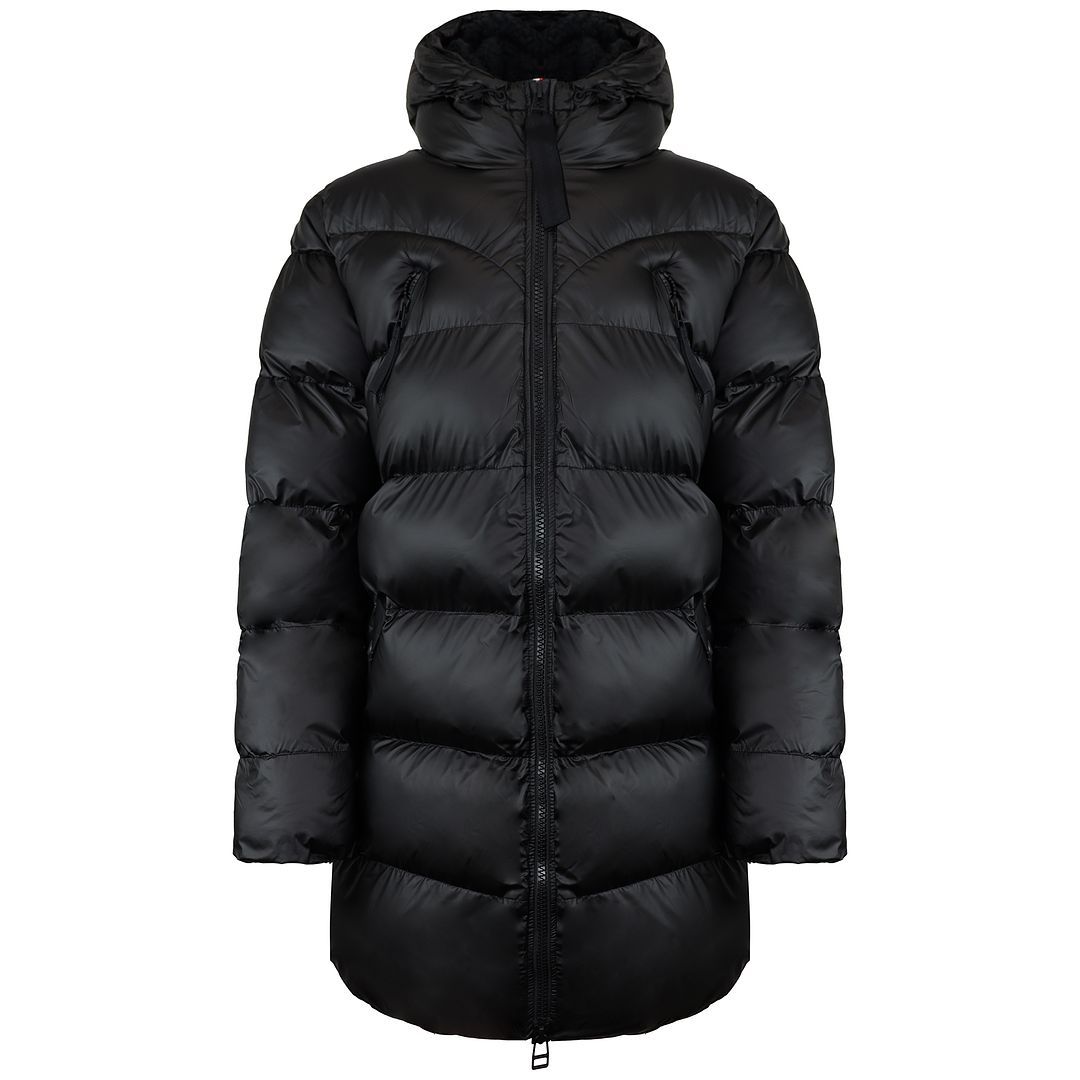Hunter Insulated Rubberised Womens Black Puffer Coat Sport It First