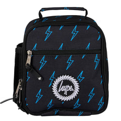 Hype Lightning Black/Blue Lunch Bag