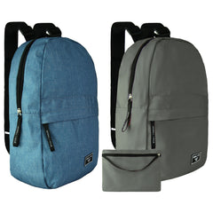 Kendall + Kylie 2-Pack Washable Blue/Grey Backpack