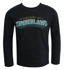 Timberland Logo Kids Black Top